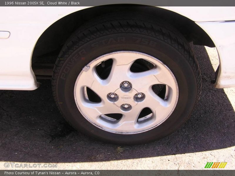 Cloud White / Black 1996 Nissan 200SX SE