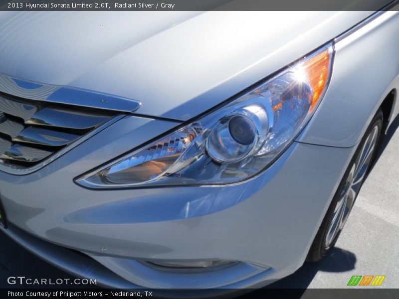 Radiant Silver / Gray 2013 Hyundai Sonata Limited 2.0T