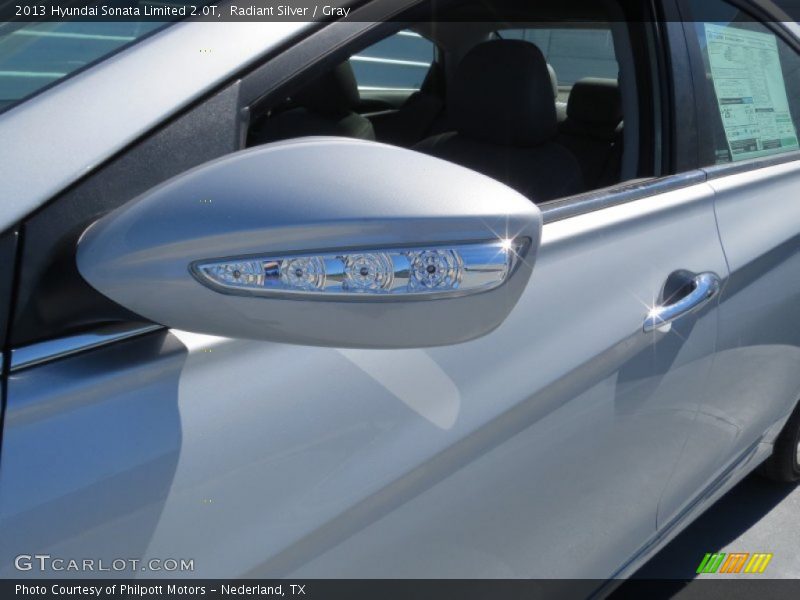 Radiant Silver / Gray 2013 Hyundai Sonata Limited 2.0T