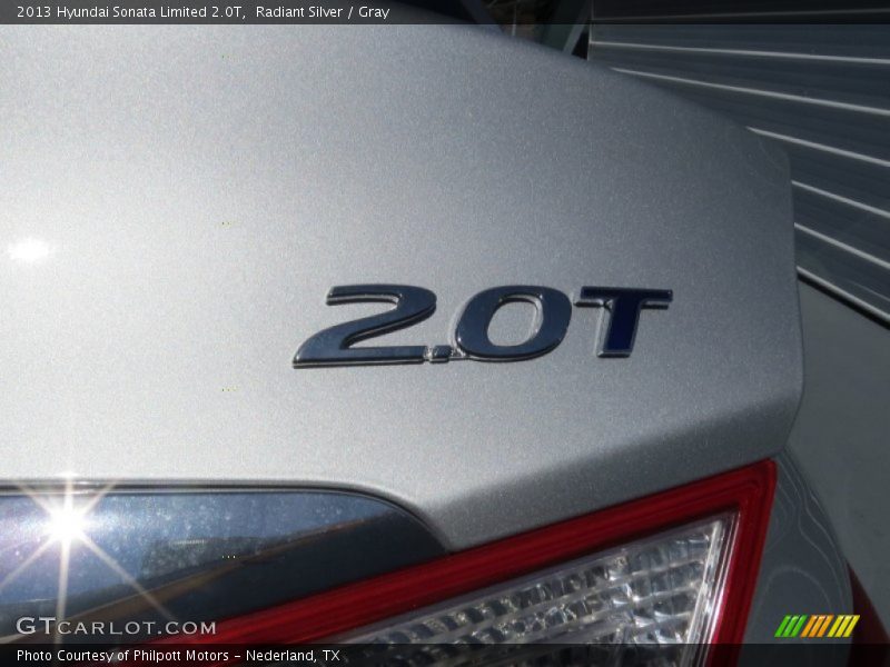 Radiant Silver / Gray 2013 Hyundai Sonata Limited 2.0T