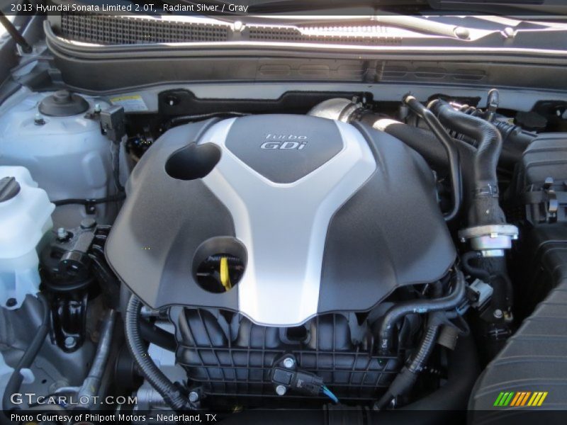 Radiant Silver / Gray 2013 Hyundai Sonata Limited 2.0T