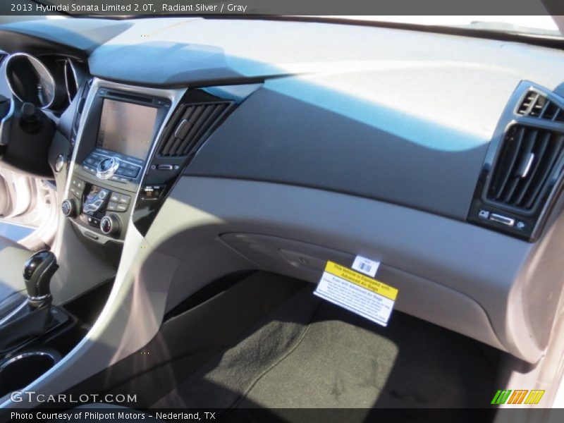 Radiant Silver / Gray 2013 Hyundai Sonata Limited 2.0T