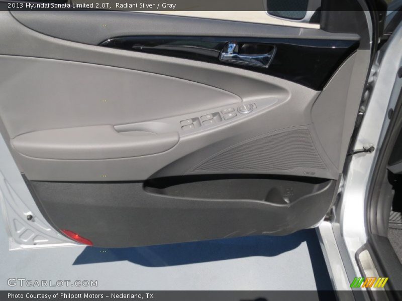 Radiant Silver / Gray 2013 Hyundai Sonata Limited 2.0T