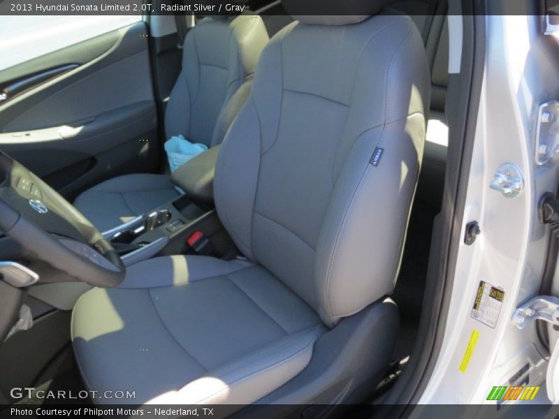 Radiant Silver / Gray 2013 Hyundai Sonata Limited 2.0T