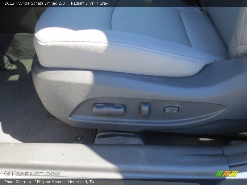 Radiant Silver / Gray 2013 Hyundai Sonata Limited 2.0T