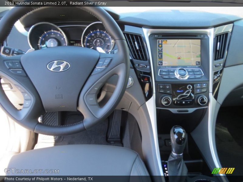 Radiant Silver / Gray 2013 Hyundai Sonata Limited 2.0T