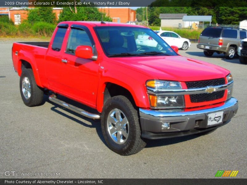 Victory Red / Ebony 2009 Chevrolet Colorado LT Extended Cab 4x4