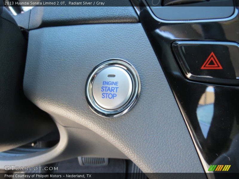 Radiant Silver / Gray 2013 Hyundai Sonata Limited 2.0T
