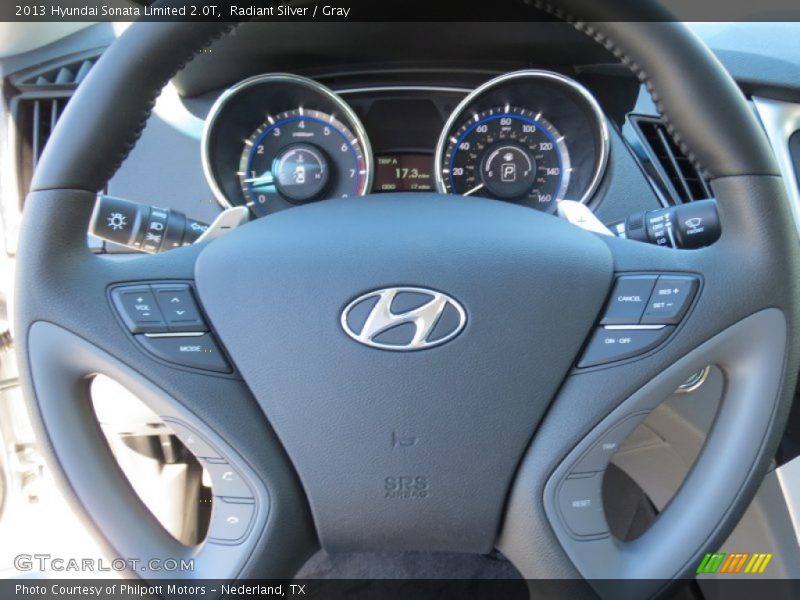 Radiant Silver / Gray 2013 Hyundai Sonata Limited 2.0T