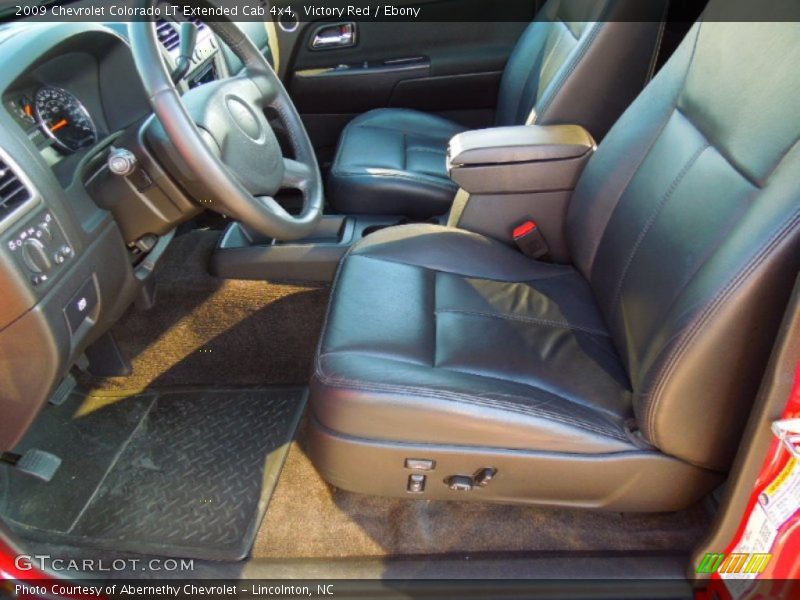 Front Seat of 2009 Colorado LT Extended Cab 4x4