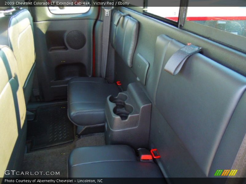 Rear Seat of 2009 Colorado LT Extended Cab 4x4