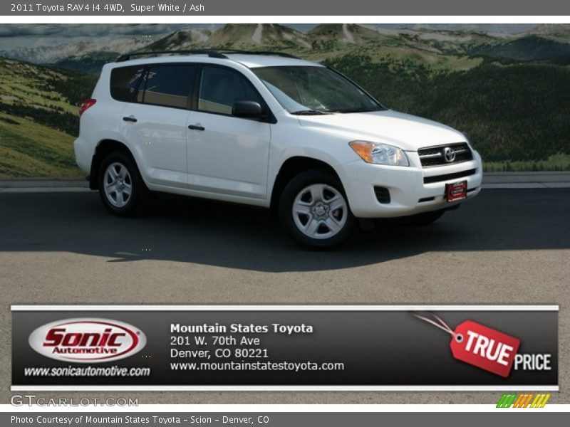 Super White / Ash 2011 Toyota RAV4 I4 4WD