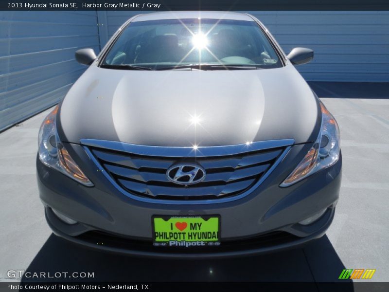 Harbor Gray Metallic / Gray 2013 Hyundai Sonata SE
