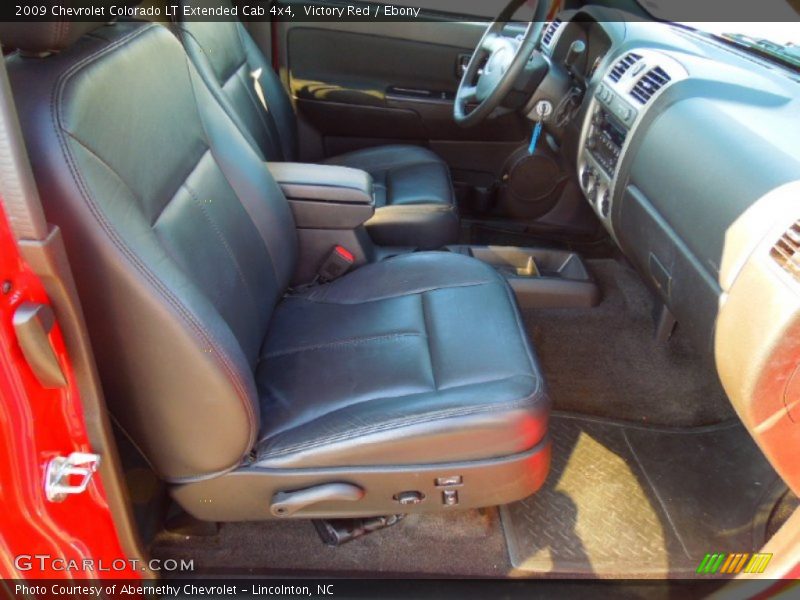 Front Seat of 2009 Colorado LT Extended Cab 4x4