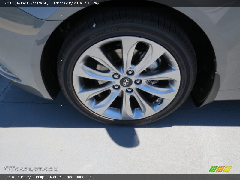 Harbor Gray Metallic / Gray 2013 Hyundai Sonata SE