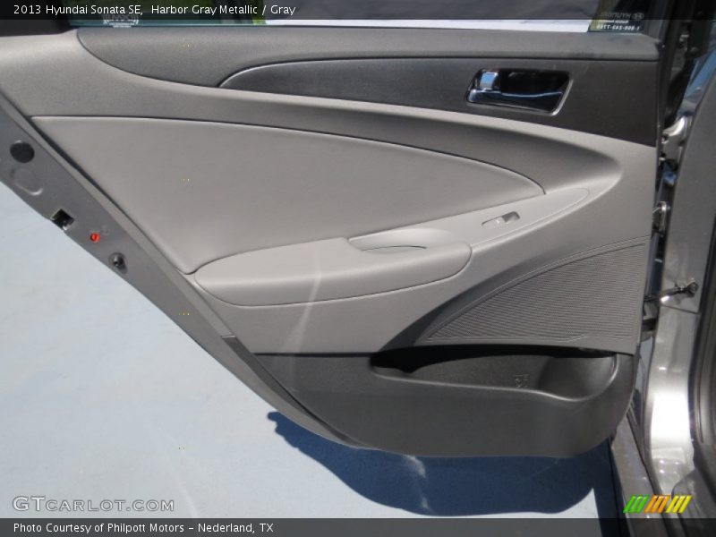 Harbor Gray Metallic / Gray 2013 Hyundai Sonata SE