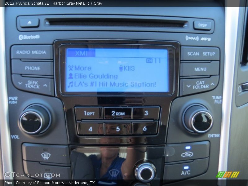 Harbor Gray Metallic / Gray 2013 Hyundai Sonata SE