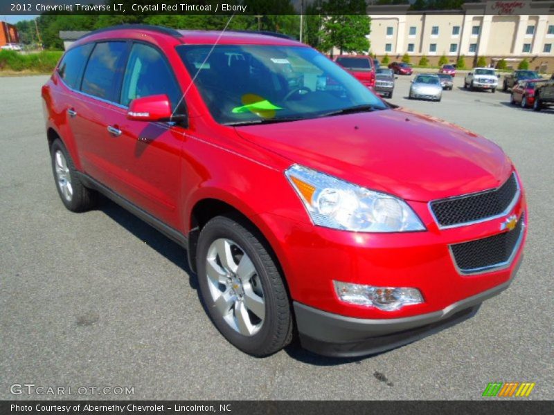 Crystal Red Tintcoat / Ebony 2012 Chevrolet Traverse LT
