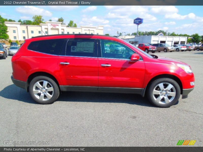 Crystal Red Tintcoat / Ebony 2012 Chevrolet Traverse LT