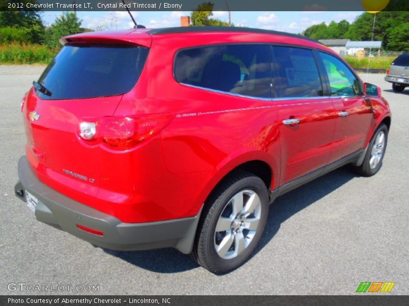 Crystal Red Tintcoat / Ebony 2012 Chevrolet Traverse LT