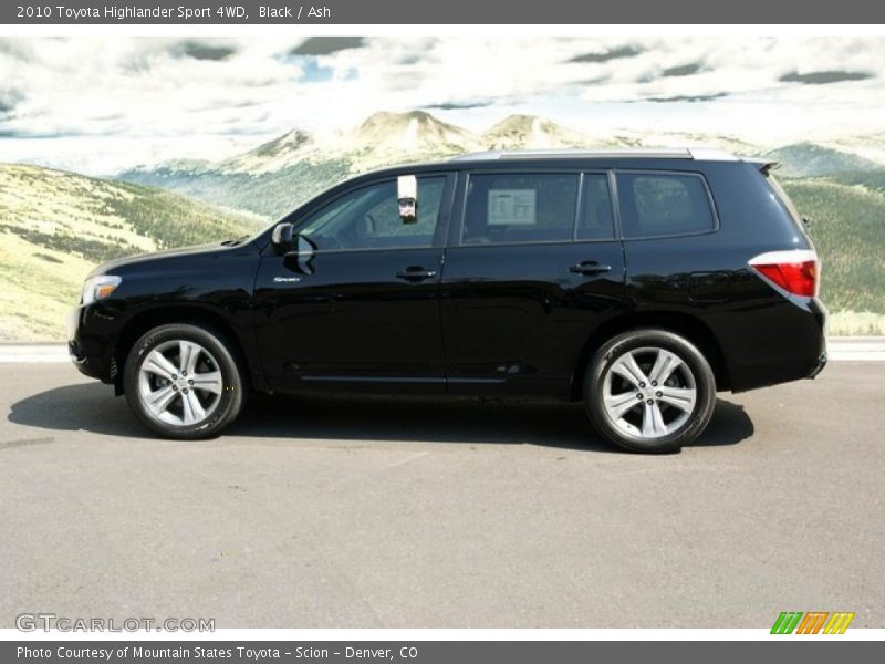 Black / Ash 2010 Toyota Highlander Sport 4WD