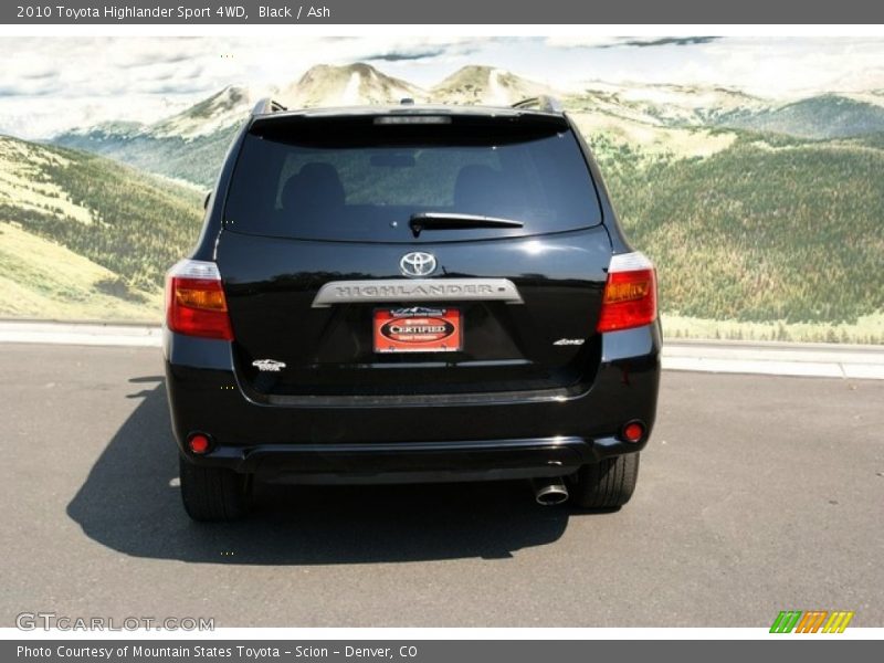 Black / Ash 2010 Toyota Highlander Sport 4WD