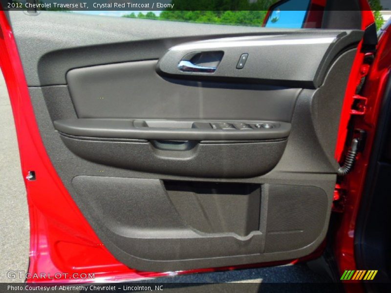 Crystal Red Tintcoat / Ebony 2012 Chevrolet Traverse LT