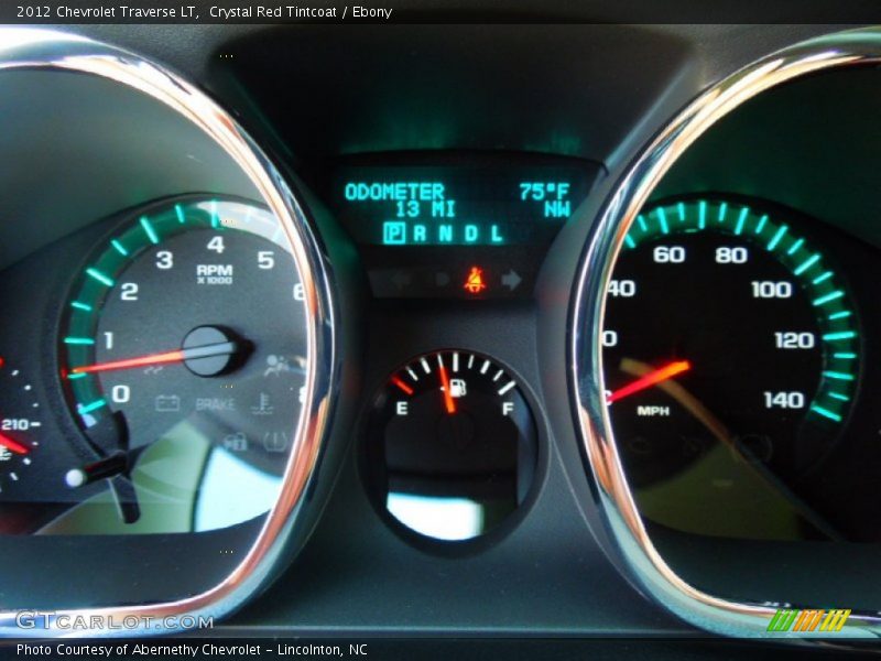 Crystal Red Tintcoat / Ebony 2012 Chevrolet Traverse LT