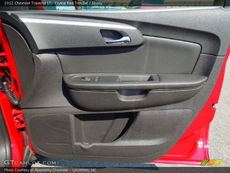 Crystal Red Tintcoat / Ebony 2012 Chevrolet Traverse LT