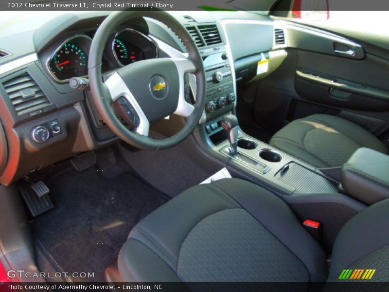Crystal Red Tintcoat / Ebony 2012 Chevrolet Traverse LT