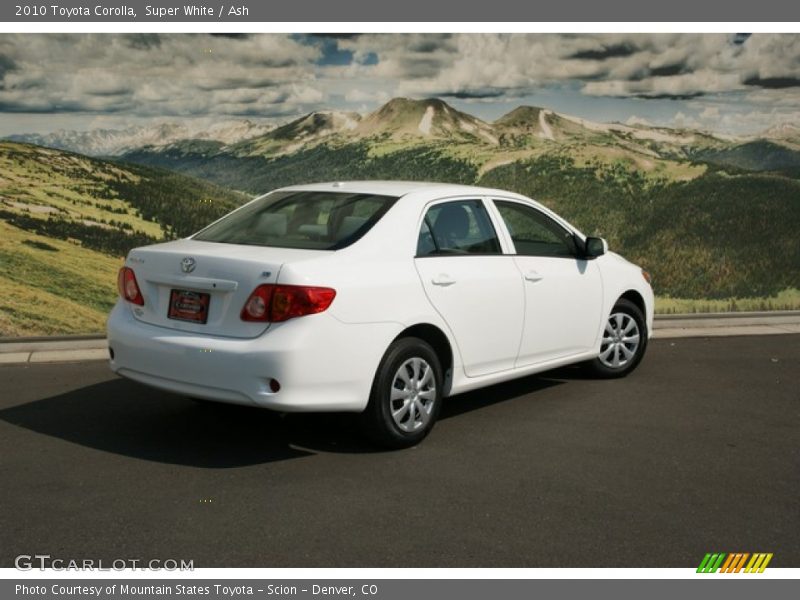 Super White / Ash 2010 Toyota Corolla