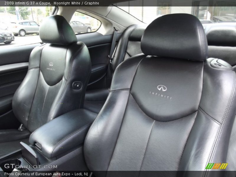 Moonlight White / Graphite 2009 Infiniti G 37 x Coupe