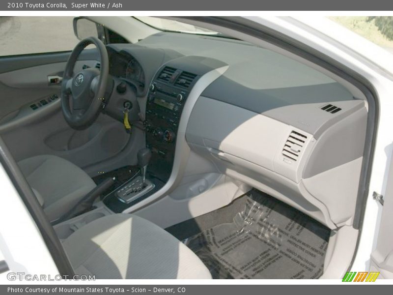 Super White / Ash 2010 Toyota Corolla