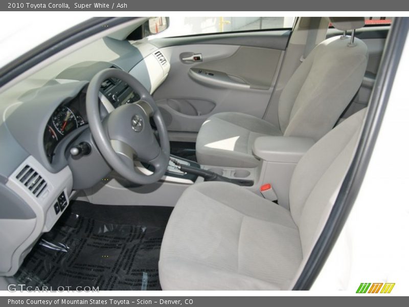 Super White / Ash 2010 Toyota Corolla