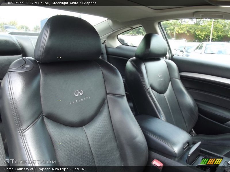 Moonlight White / Graphite 2009 Infiniti G 37 x Coupe