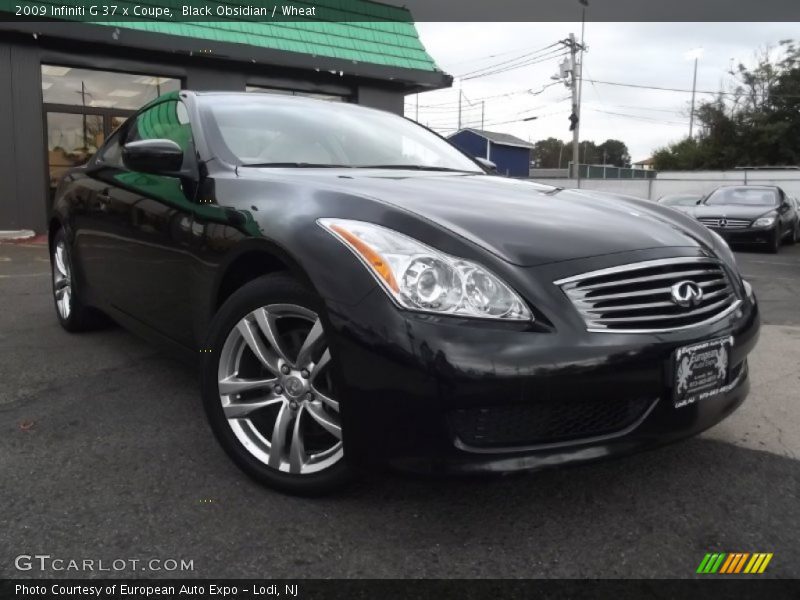 Black Obsidian / Wheat 2009 Infiniti G 37 x Coupe