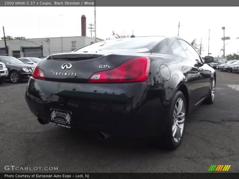 Black Obsidian / Wheat 2009 Infiniti G 37 x Coupe