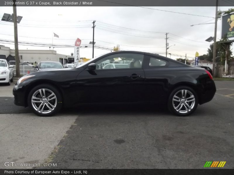 Black Obsidian / Wheat 2009 Infiniti G 37 x Coupe