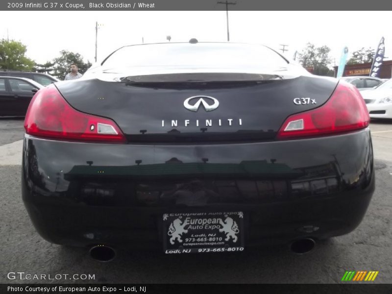 Black Obsidian / Wheat 2009 Infiniti G 37 x Coupe