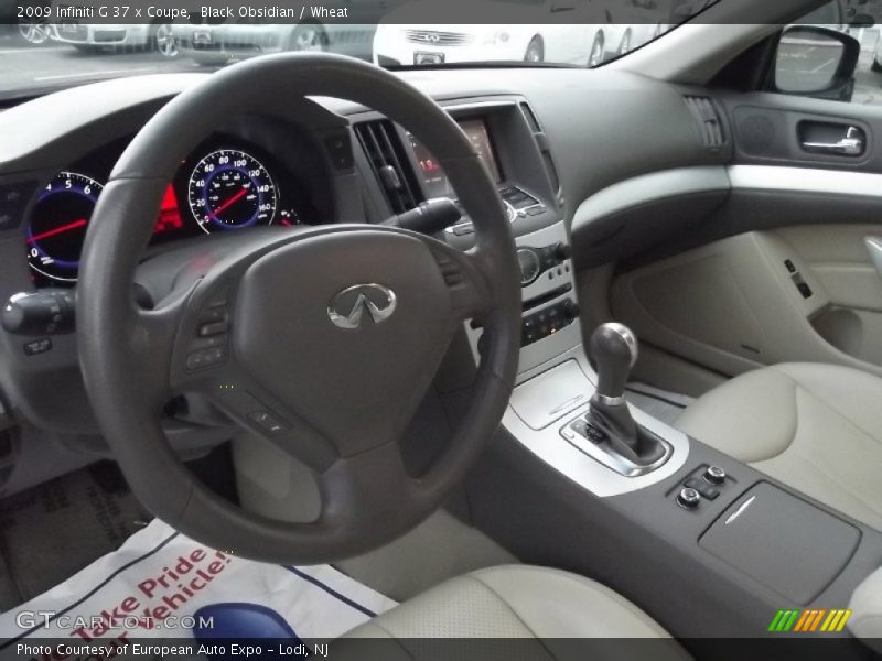 Black Obsidian / Wheat 2009 Infiniti G 37 x Coupe