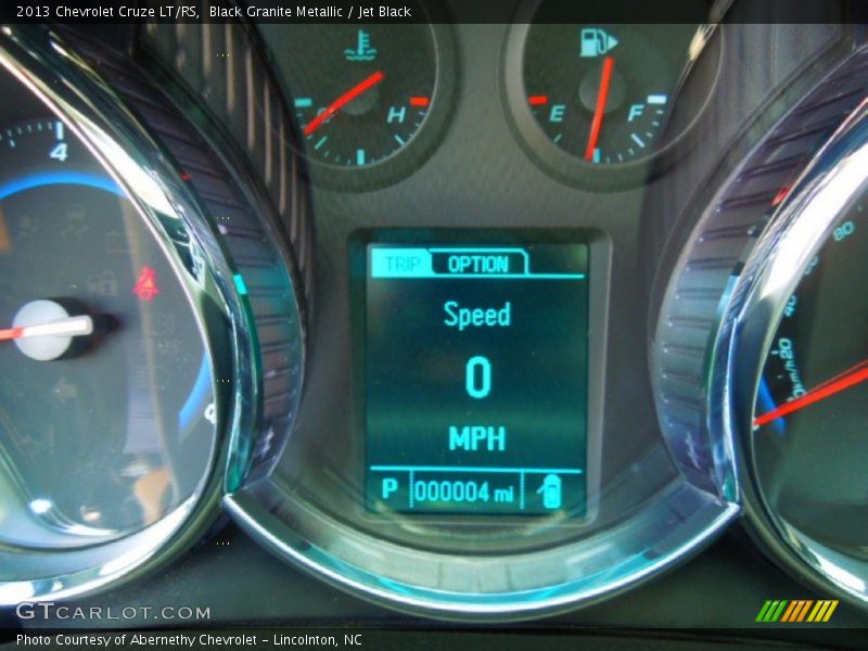 Black Granite Metallic / Jet Black 2013 Chevrolet Cruze LT/RS