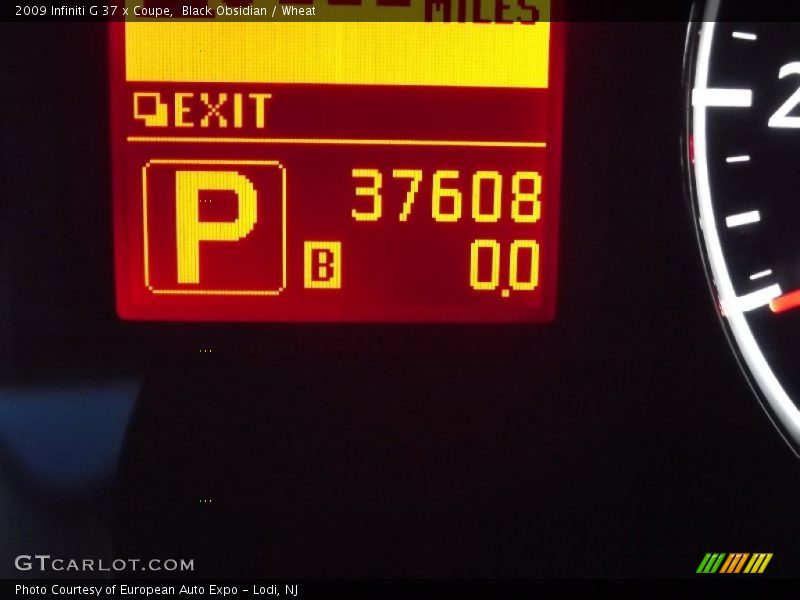 Black Obsidian / Wheat 2009 Infiniti G 37 x Coupe