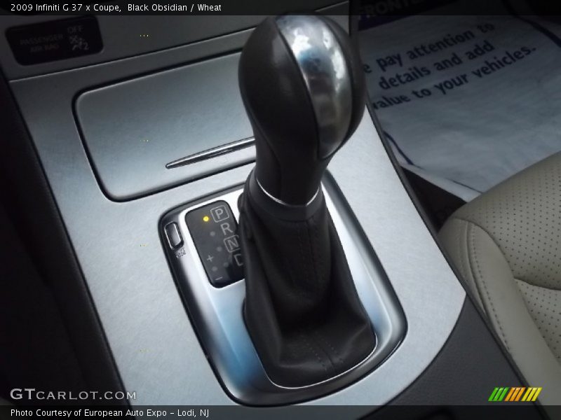 Black Obsidian / Wheat 2009 Infiniti G 37 x Coupe