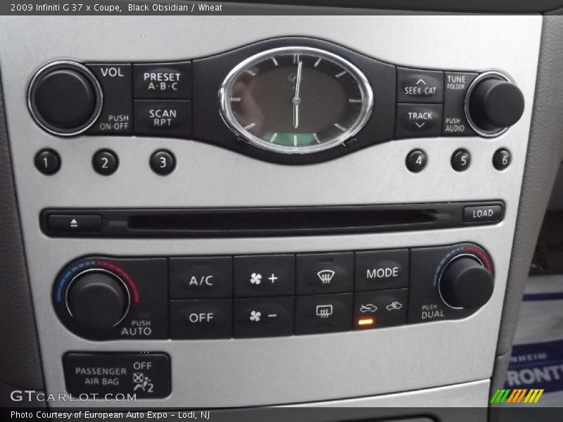 Black Obsidian / Wheat 2009 Infiniti G 37 x Coupe