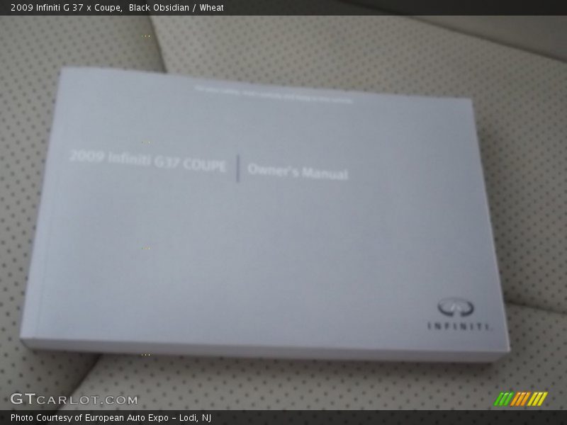 Black Obsidian / Wheat 2009 Infiniti G 37 x Coupe
