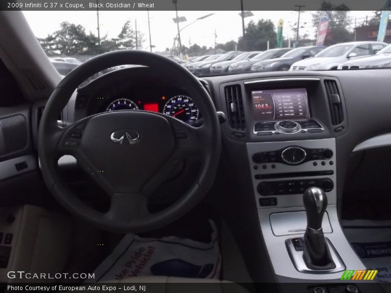 Black Obsidian / Wheat 2009 Infiniti G 37 x Coupe