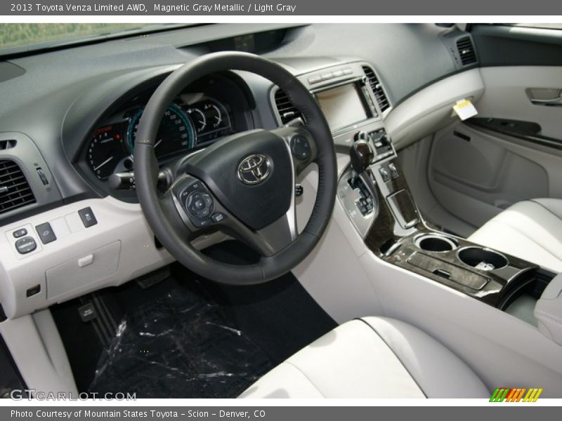  2013 Venza Limited AWD Light Gray Interior