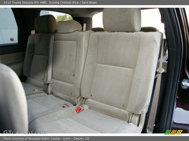 Sizzling Crimson Mica / Sand Beige 2013 Toyota Sequoia SR5 4WD