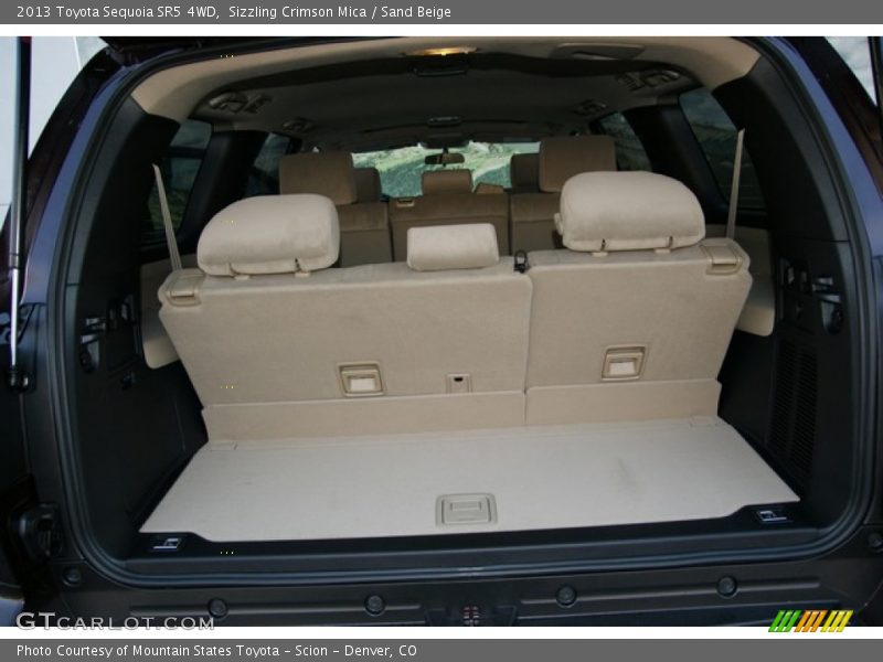 Sizzling Crimson Mica / Sand Beige 2013 Toyota Sequoia SR5 4WD