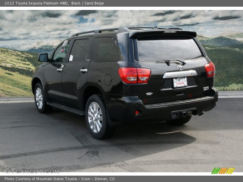 Black / Sand Beige 2013 Toyota Sequoia Platinum 4WD